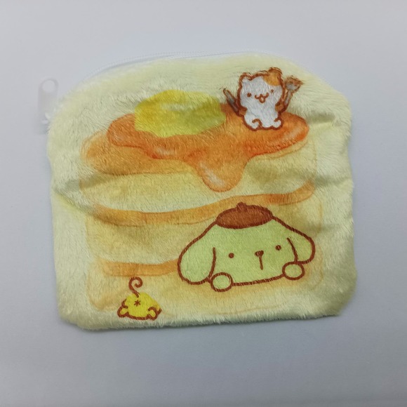 Pompompurion (sanrio character) fluffy zipper pouch. - Picture 6 of 6
